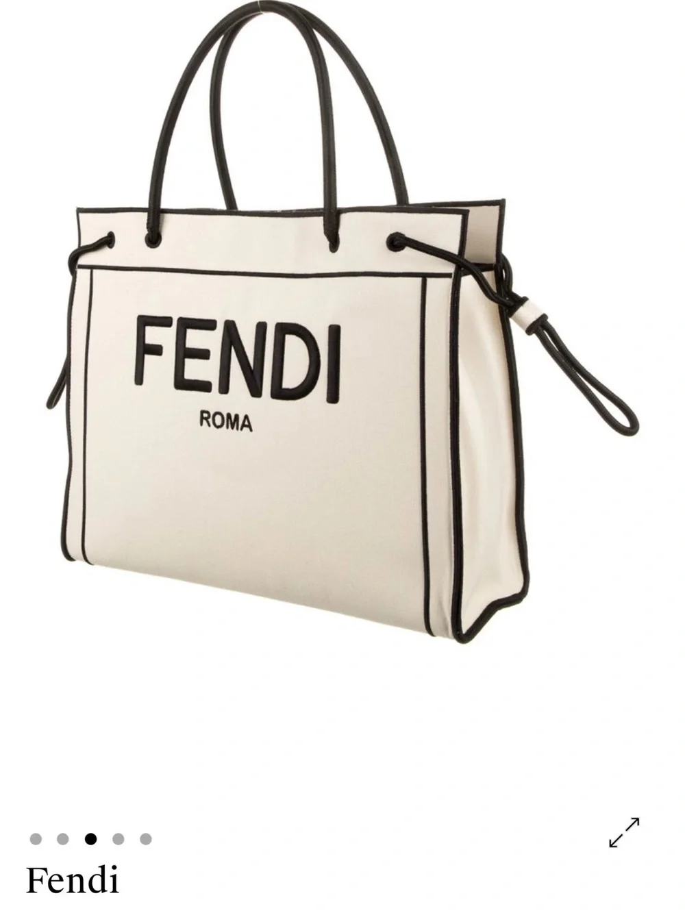 Fendi Roma Canvas Tote